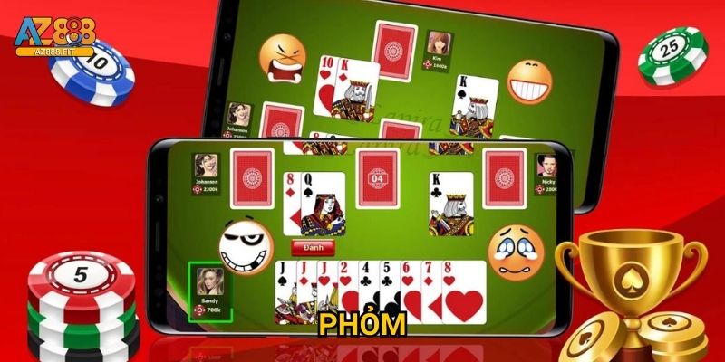 Phỏm Az888 trực tuyến - Rummy Việt Nam chính hiệu